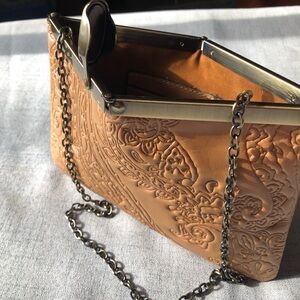 Asher Paisley Framed Nude Clutch & Wallet by Patricia Nash